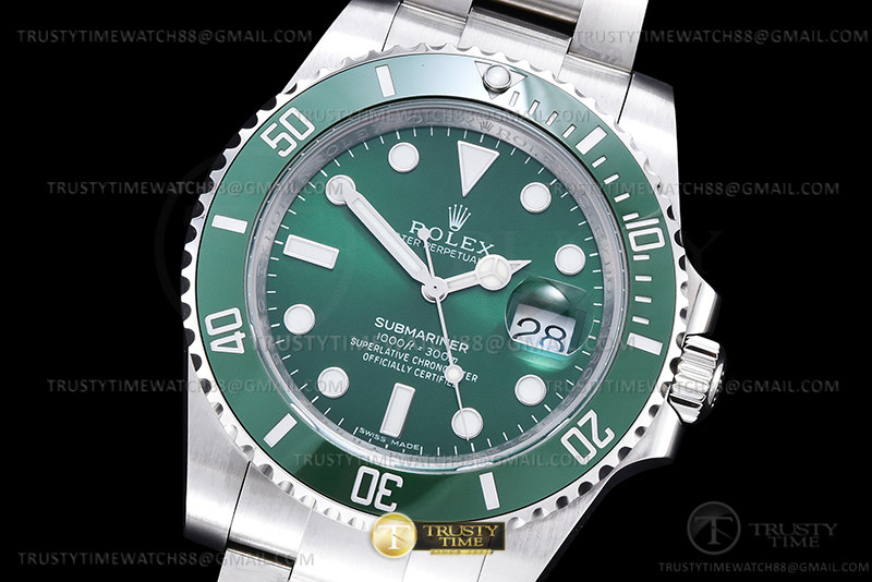 ROLSUB0499 - Submariner 116610LV SS/SS Grn Noob V8 VR3135